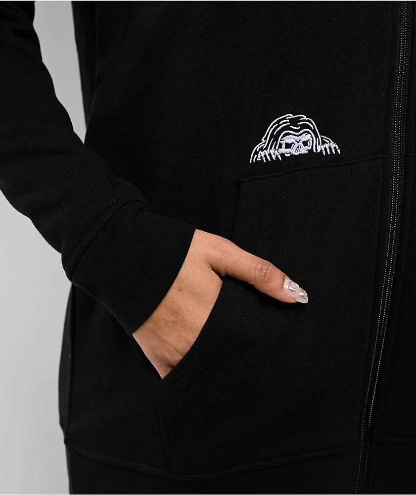 Lurking Class by Sketchy Tank Unchained Black Zip Hoodie | Liberty