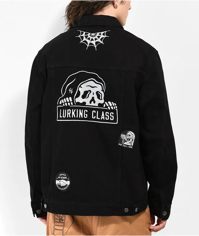 Sketchy tank jean jacket top