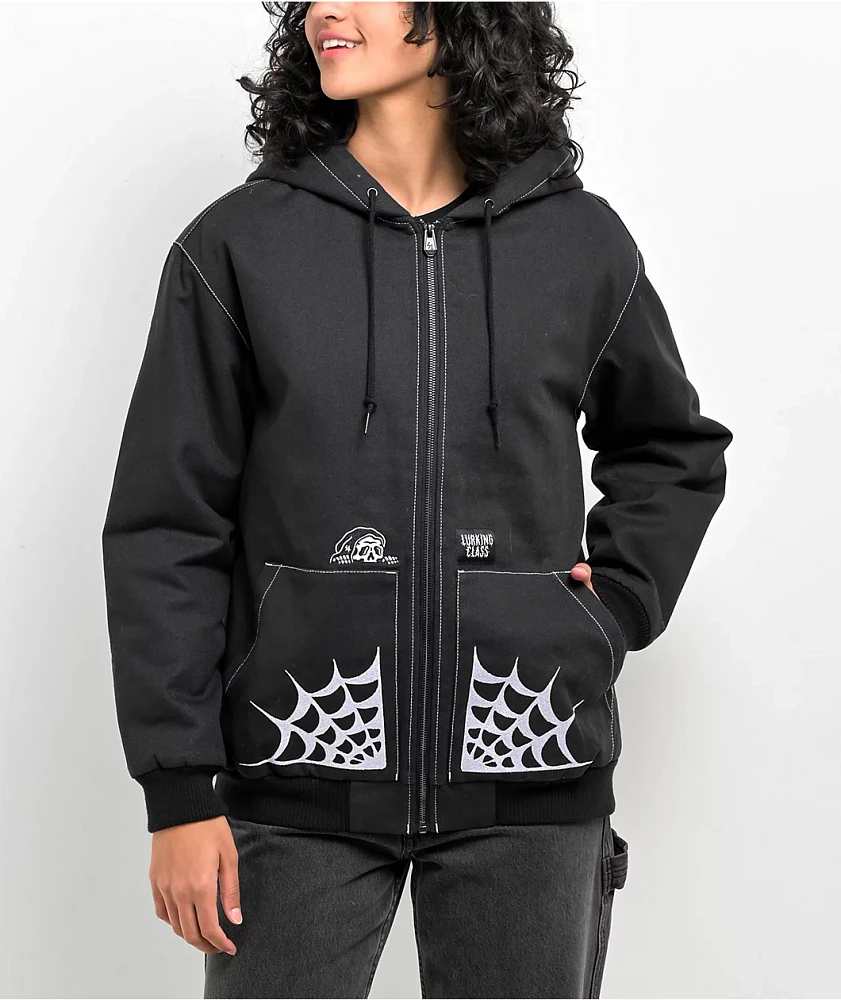 Lurking Class by Sketchy Tank Web Black Work Jacket at Foxvalley