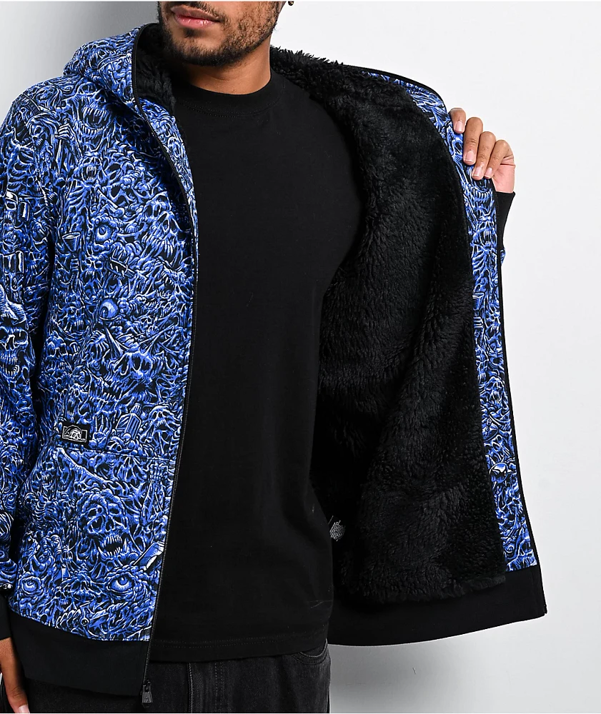 Lurking Class by Sketchy Tank x Matt Stikker Body Bag Blue Zip
