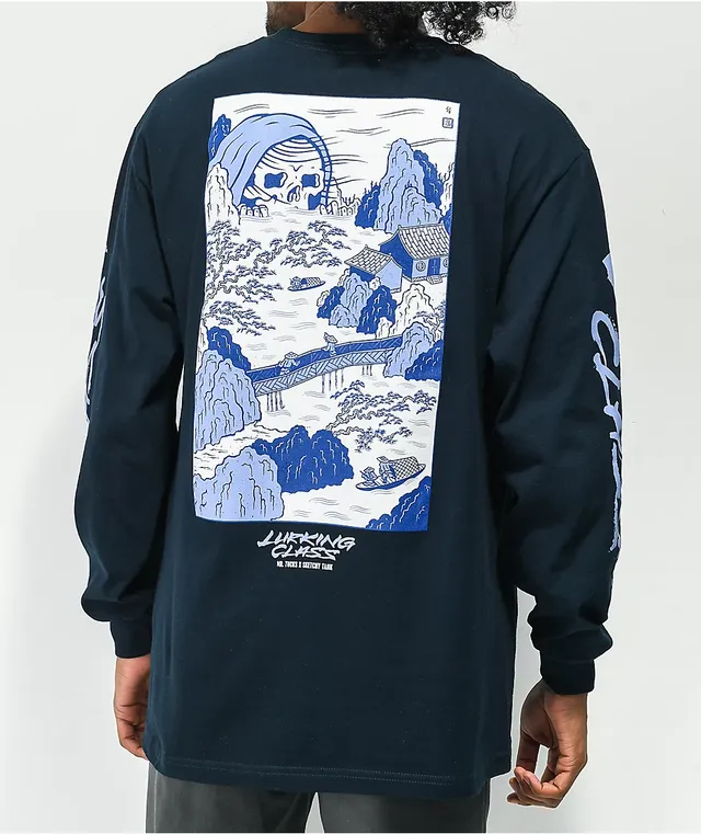 K*様 everyone j.30000 sketchy long sleeve Lurking Class by Sketchy Tank x Mr. Tucks Chapter 2 Navy Long