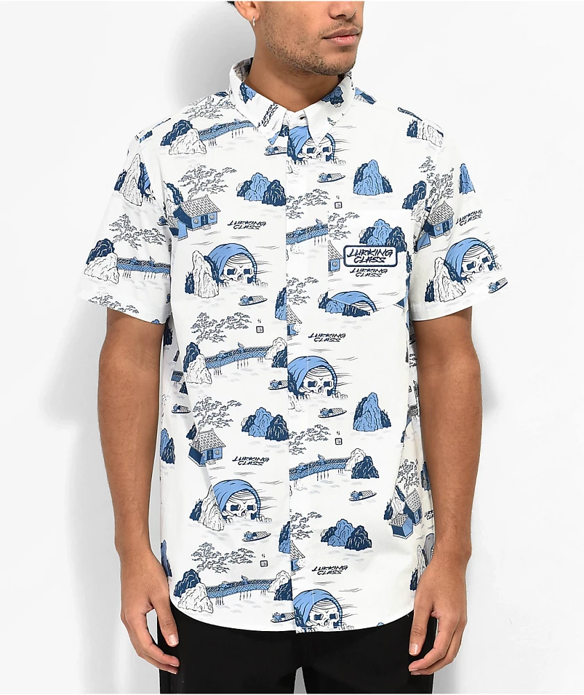 Hrk♡ Lurking Class by Sketchy Tank x Mr. Tucks White Short Sleeve