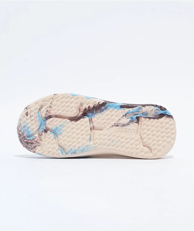 Lusso Cloud x Malbon Golf Scenario Shiburi Indigo Tofu Slide