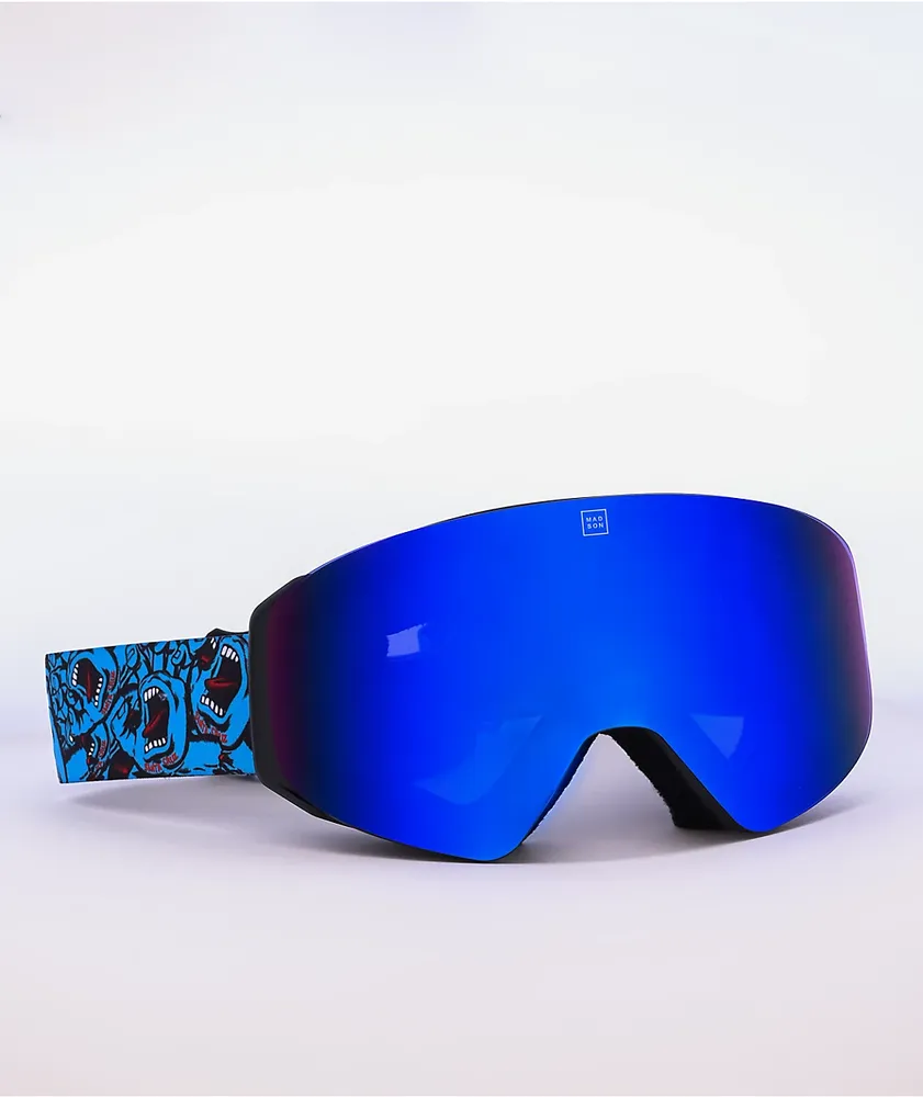 Santa Cruz Skate Madson x Santa Cruz Cylindro Screaming Hand Blue