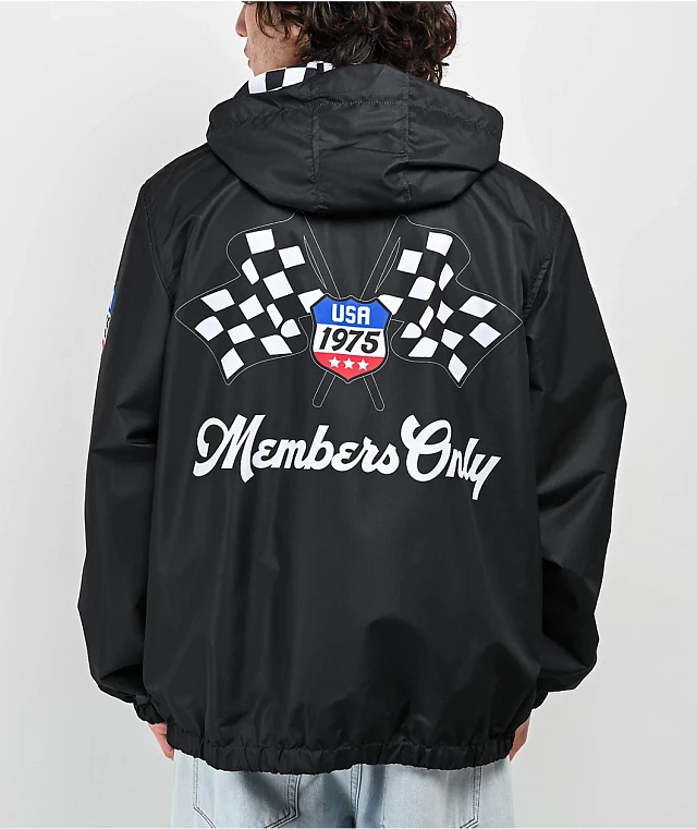 King L JACKET ブラック ANORAK Gnu LOGO