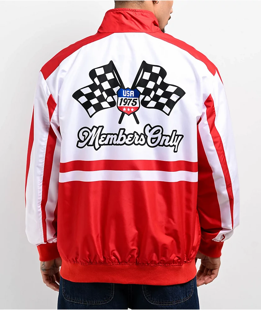 Members Only Racing Team Red Zip Jacket | MainPlace Mall