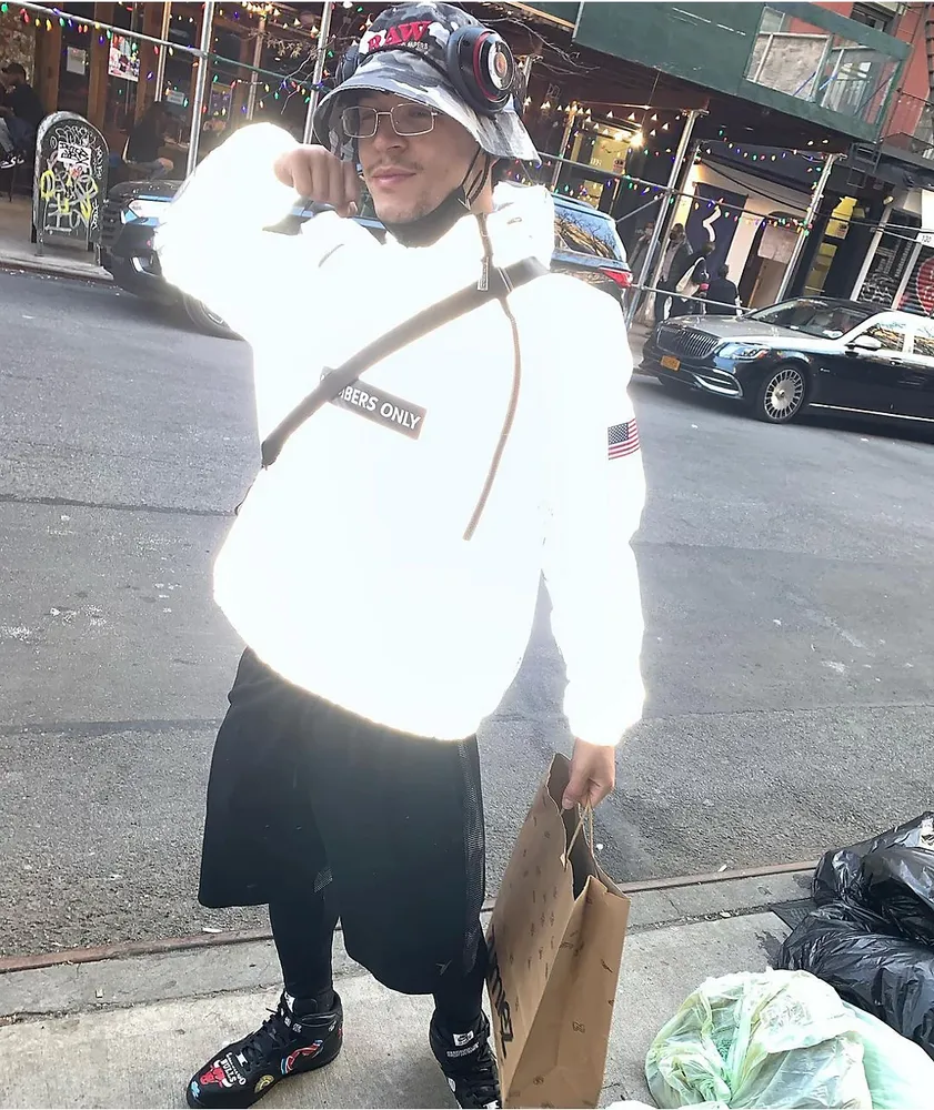 Reflective pullover windbreaker new arrivals