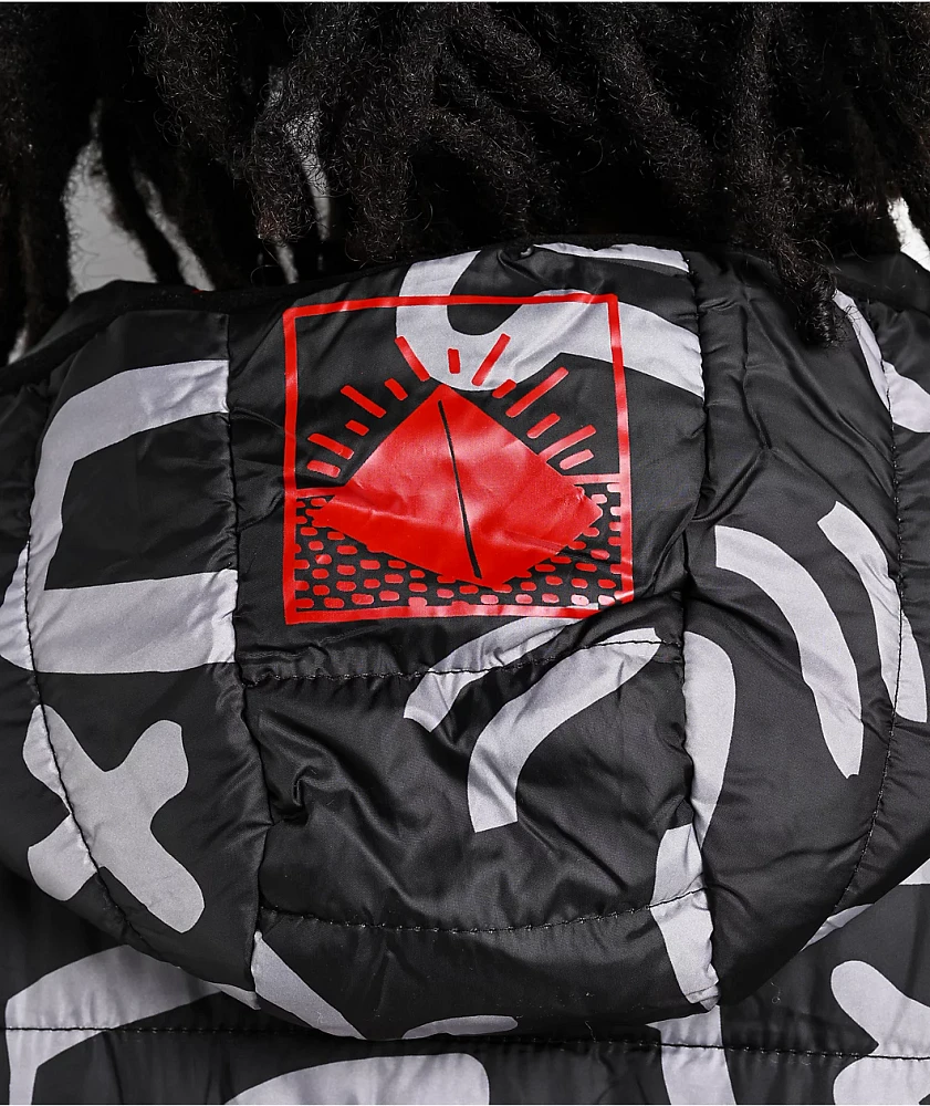 Members Only x Keith Haring Reversible Puffer Jacket | MainPlace Mall