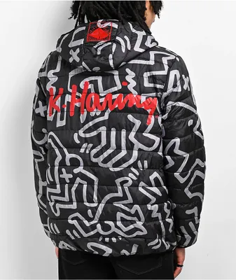 Men's keith haring sale x burton anorak jacket