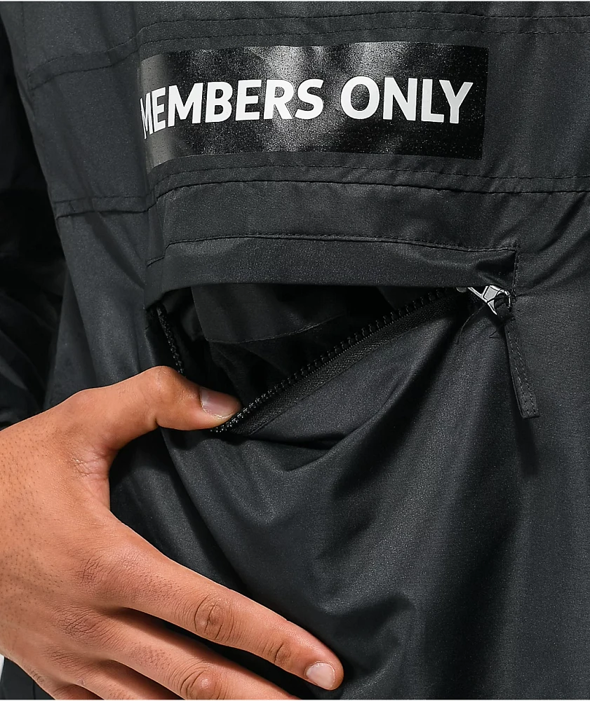 Members Only x NASA Black Anorak Jacket | MainPlace Mall