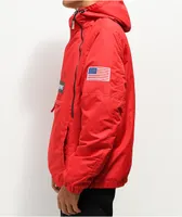 Red nasa windbreaker deals