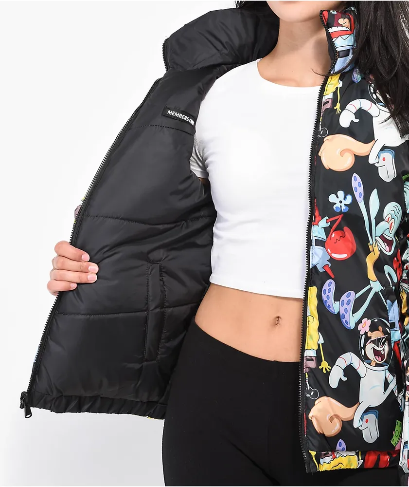 Members only nickelodeon puffer jacket store
