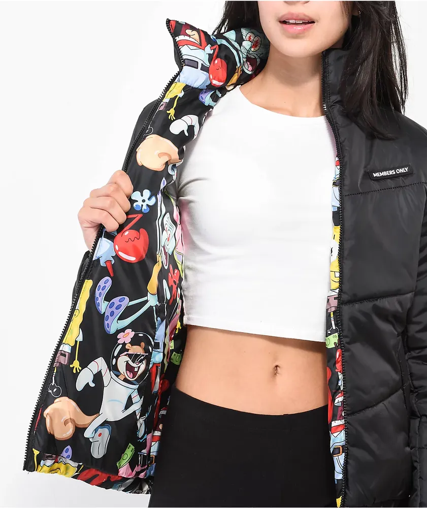 Members only top nickelodeon puffer