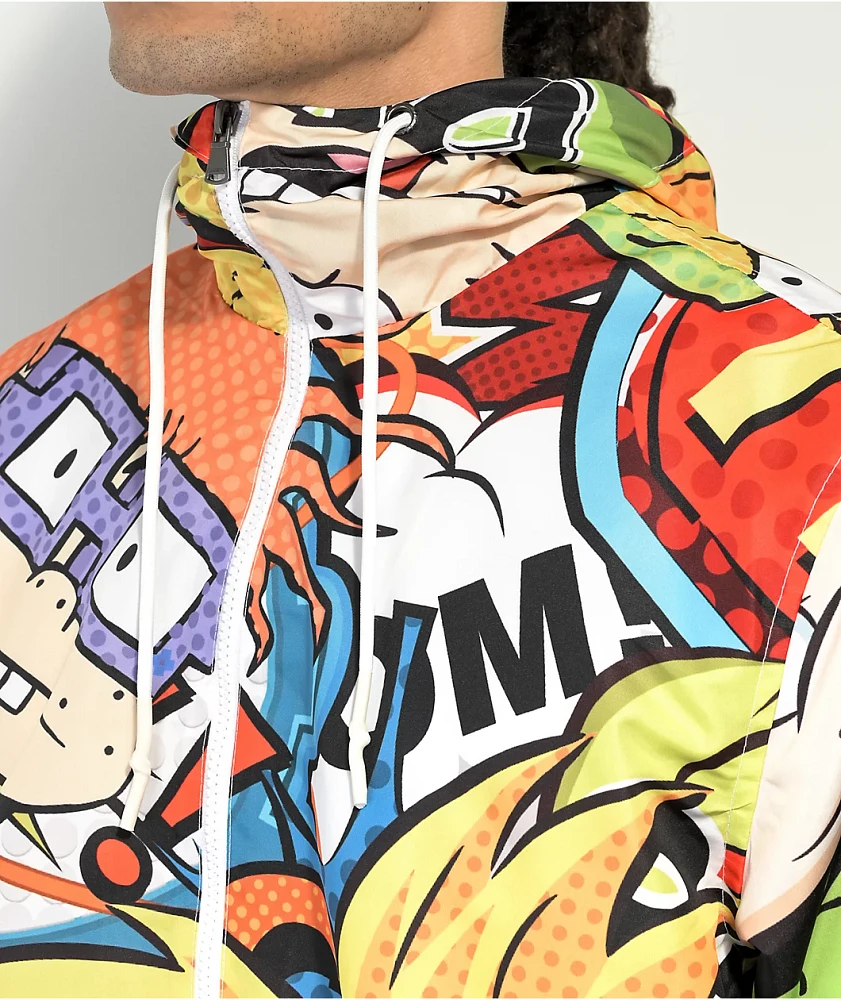 Members Only x Nickelodeon Kanji Multi Windbreaker Jacket | Dulles
