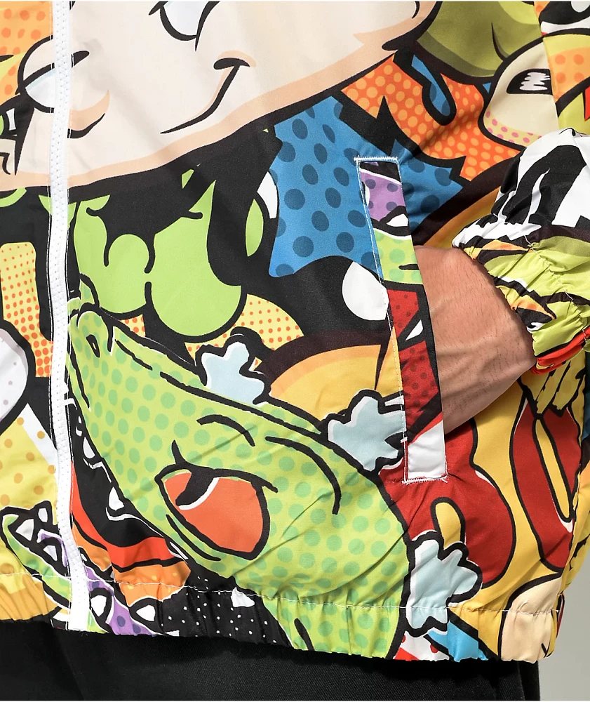 Members Only x Nickelodeon Kanji Multi Windbreaker Jacket