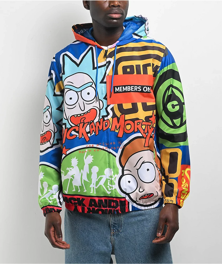 Members Only x Rick And Morty Windbreaker Jacket | Arden Fair