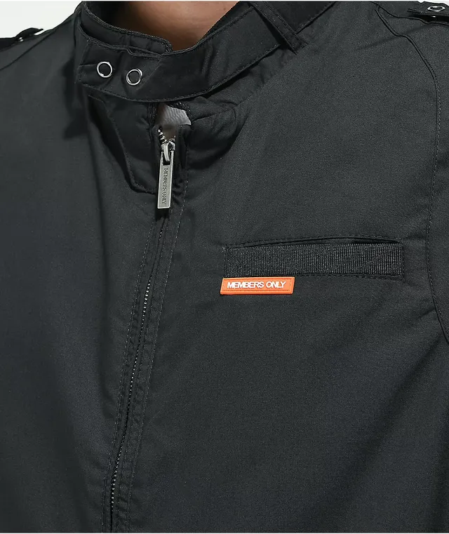 Members only iconic on sale black racer jacket