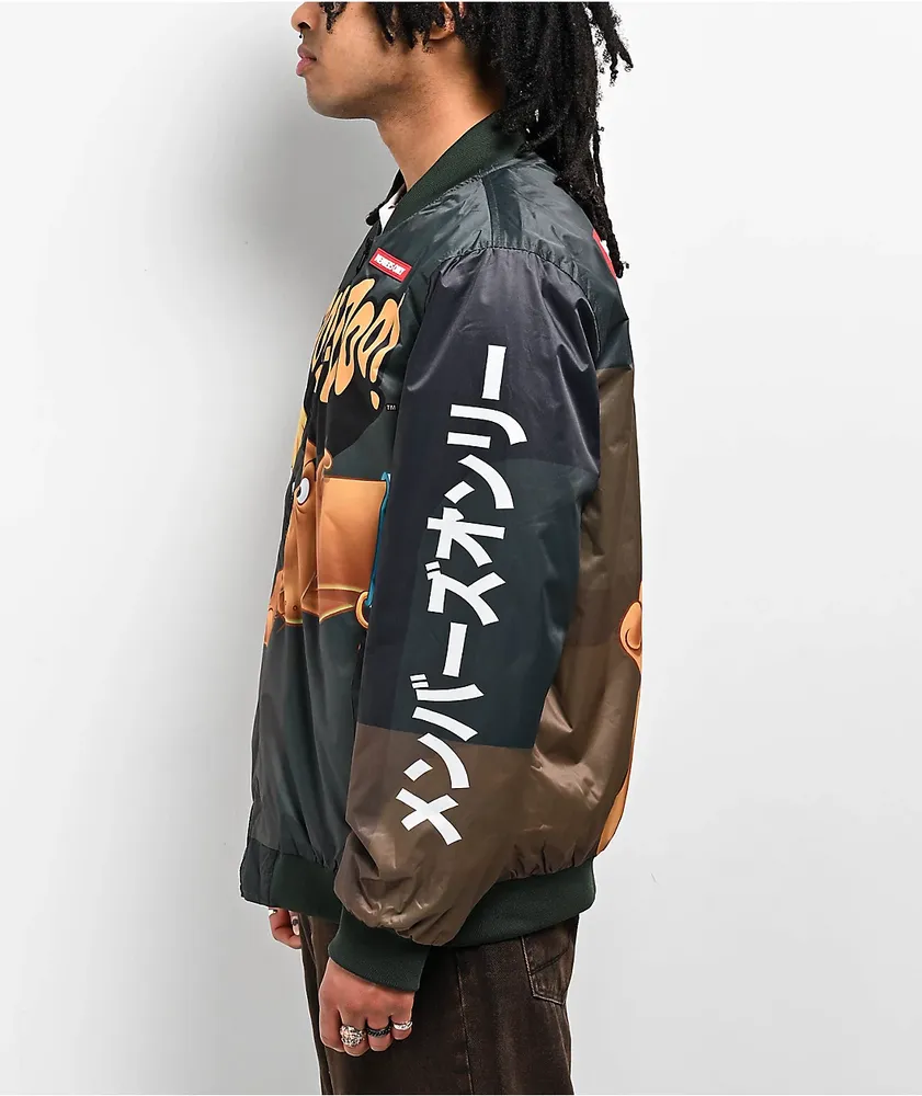 Members Only x Scooby Doo Prowl Green Bomber Jacket | MainPlace Mall