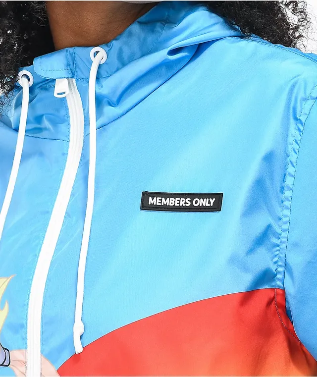 Members Only x Space Jam A New Legacy Uniform Blue Windbreaker