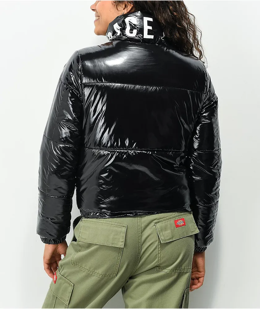 Members Only x Space Jam A New Legacy Hi Shine Black Puffer Jacket