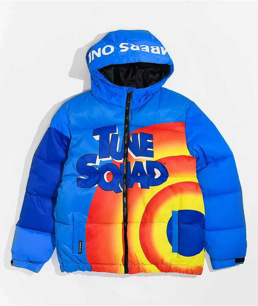 Blue puffer top jacket boys
