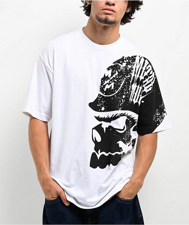Metal Mulisha Peripheral White T-Shirt | MainPlace Mall Metal Mulisha Peripheral White T-Shirt | MainPlace Mall
