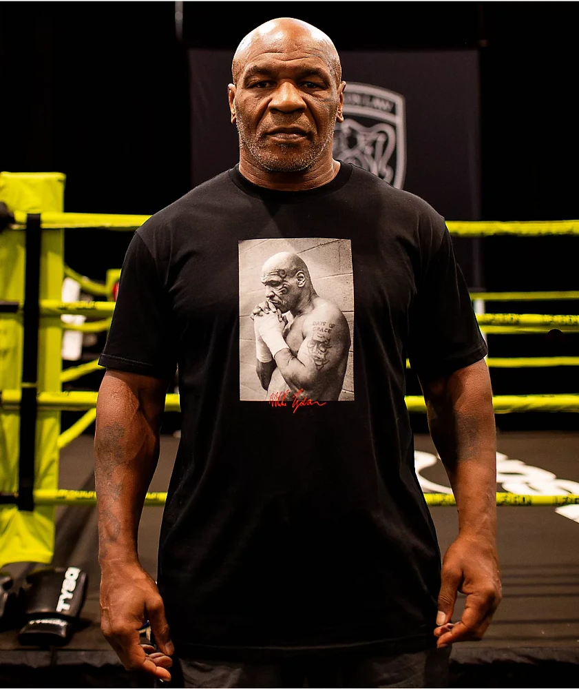 Mike Tyson Signature Black T-Shirt | Liberty Center