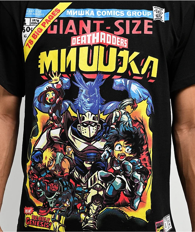 mi☻shop Mishka Comics Black T-Shirt | MainPlace Mall