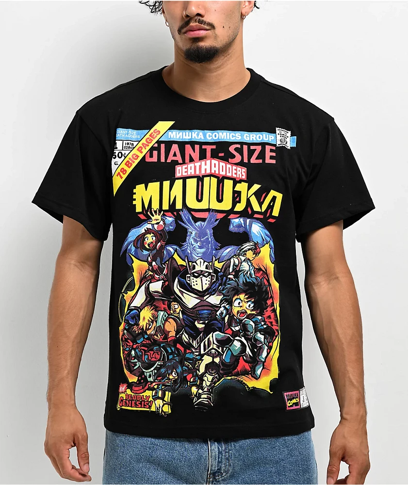 Mishka Comics Black T-Shirt | MainPlace Mall