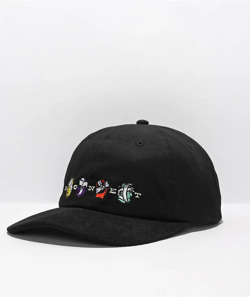 Monet Concrete Black Strapback Hat CoolSprings Galleria