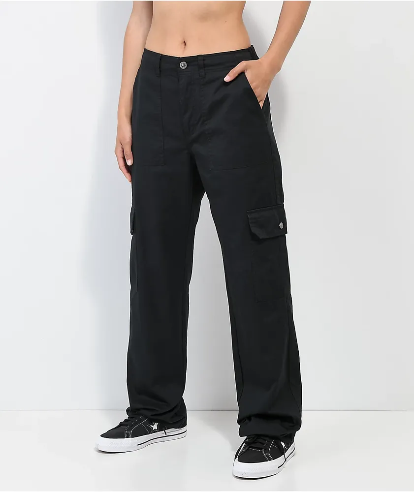 Zumiez black cheap cargo pants