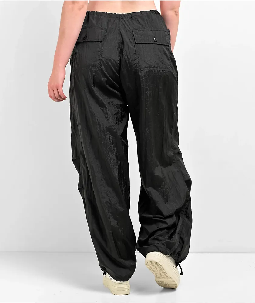 Motel Black Parachute Pants | MainPlace Mall