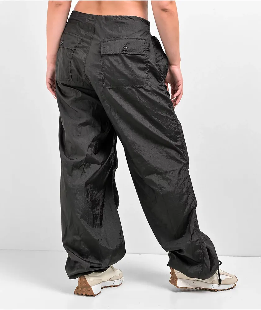 meltthelady parachute pants レザー パンツ Motel Black Parachute Pants | MainPlace Mall