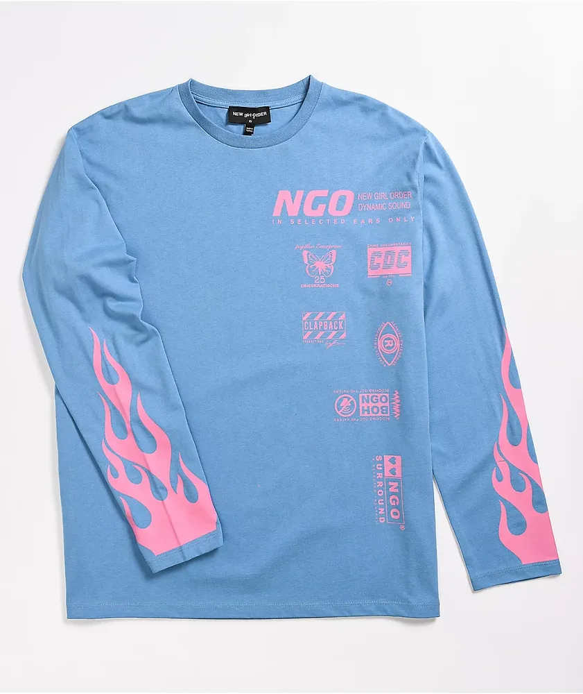 Flame long sleeve top