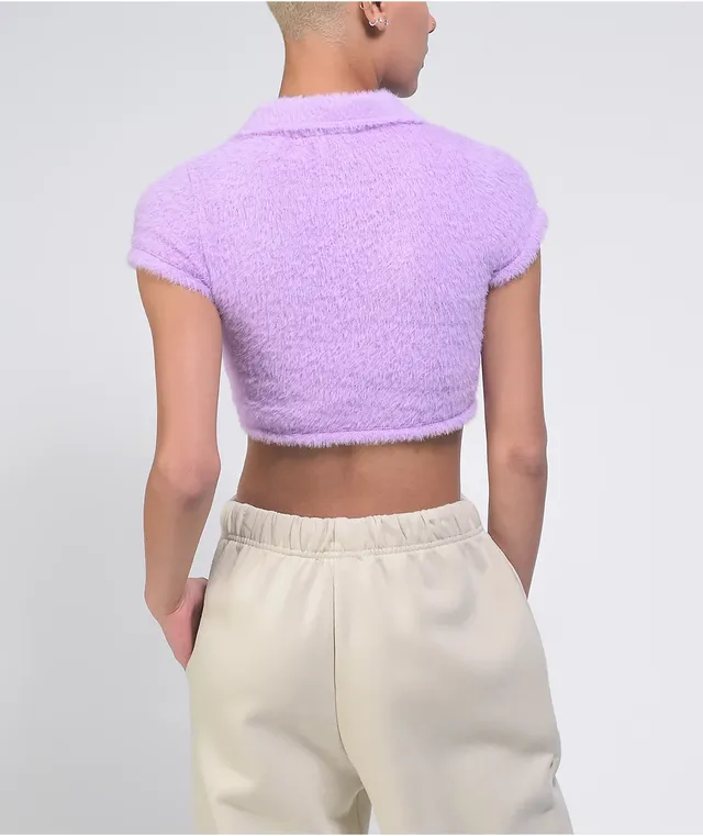 Fluffy pink best sale shirt