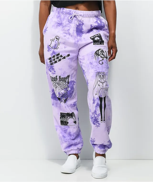NGOrder Sweetheart Purple Tie Dye Sweatpants Hamilton Place