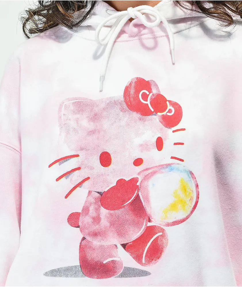 Pink tie on sale dye sweatshirt