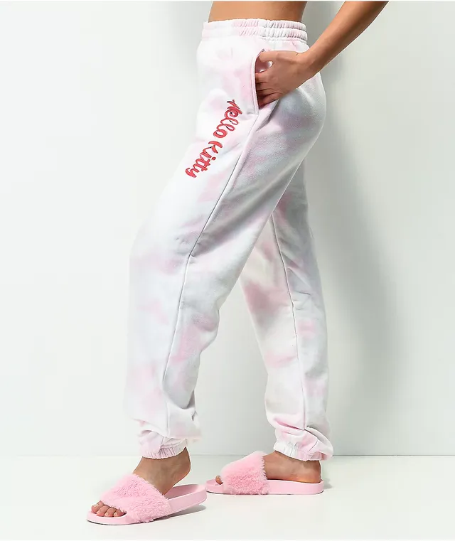 Zumiez blue hotsell and pink sweatpants