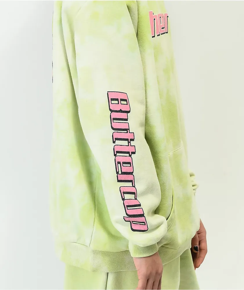 NGOrder x Powerpuff Girls Buttercup Green Tie Dye Hoodie Mall of