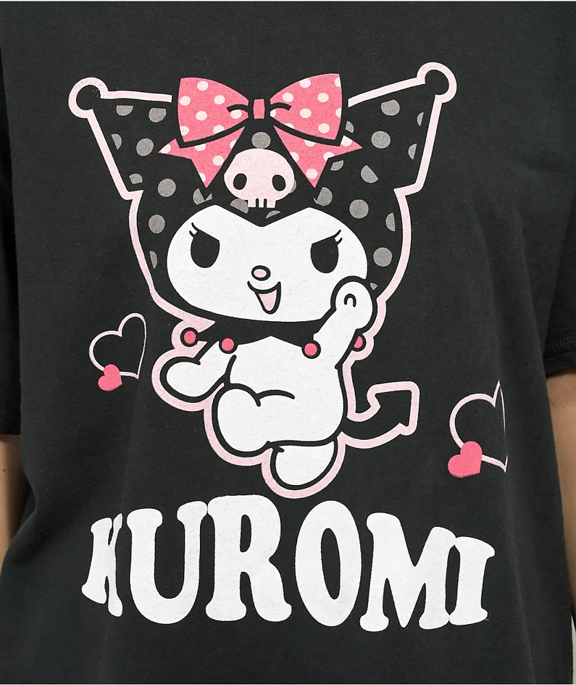 NGOrder x Sanrio Kuromi Black T-Shirt at Hamilton Place in