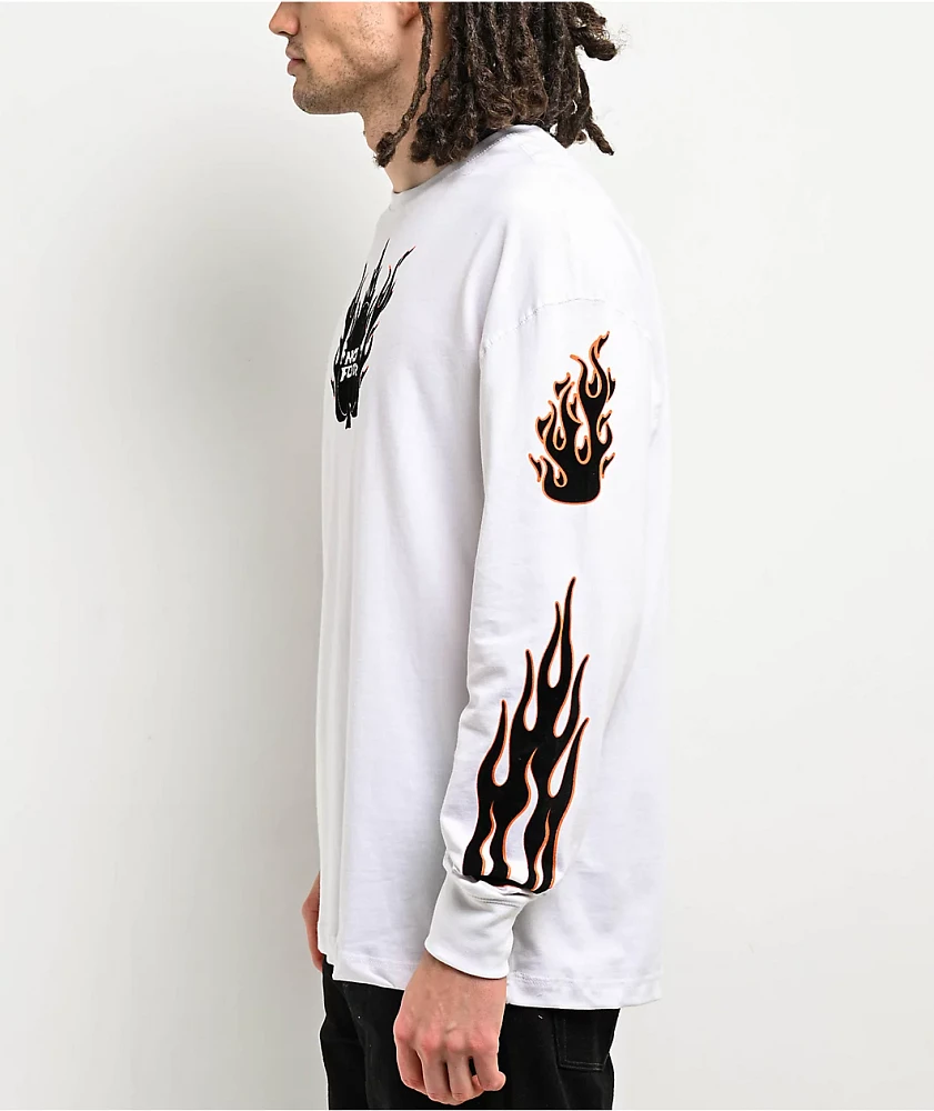 村上隆 Lewis Flame Out Longsleeve T-shirt 村上隆x Lewis Hamilton Flame Out Long Sleeve Black 薄長袖長