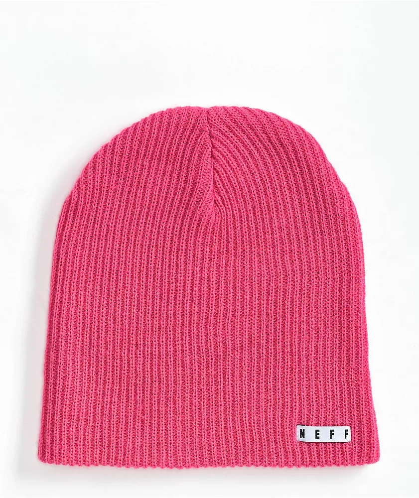 Pink neff beanie 2025