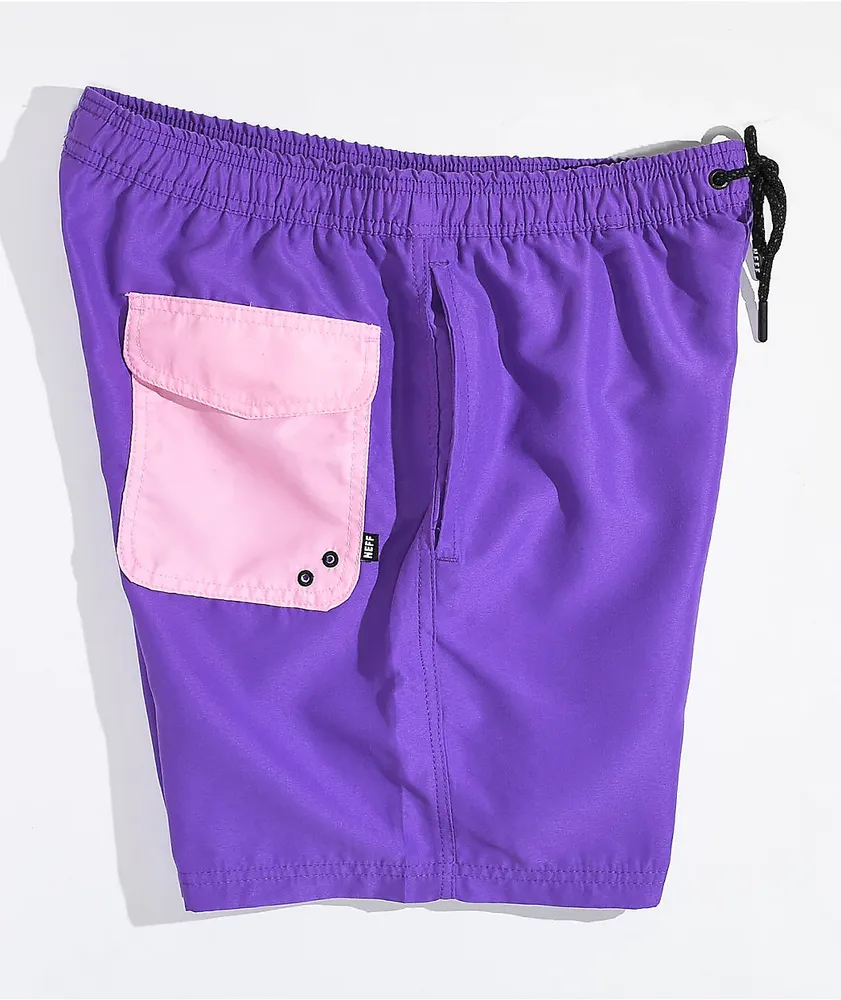 Neff Hot Tub Ground Up Purple Board Shorts Mall of America