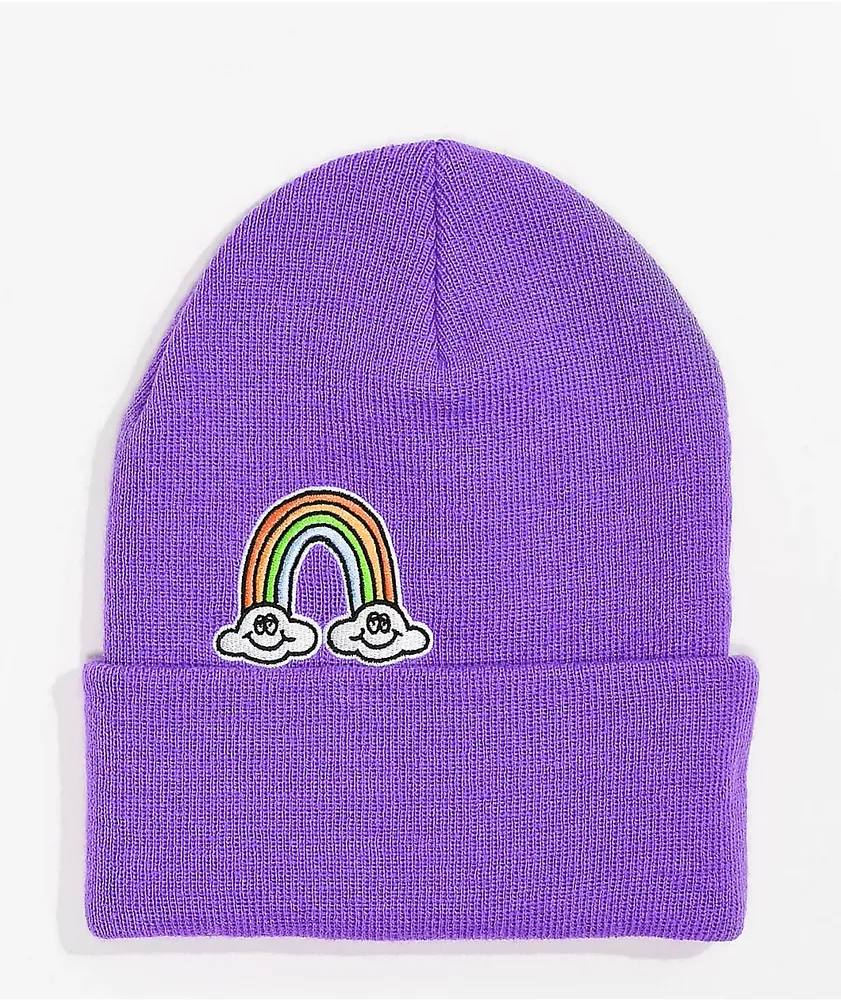 Purple top neff beanie