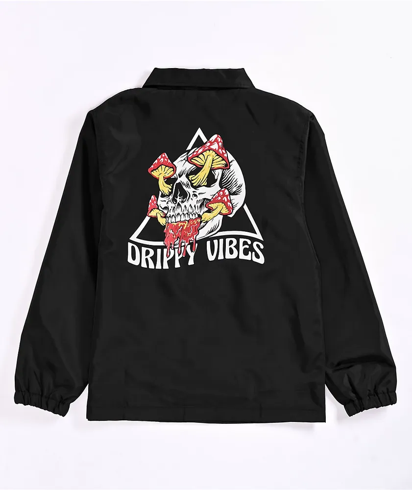 Neon riot Neon Riot Kids Drippy Vibes Black Coaches Jacket