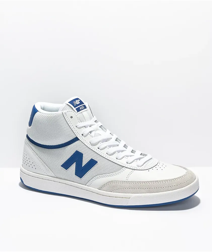 New Balance 440H White & Blue Skate Shoes | Hamilton Place