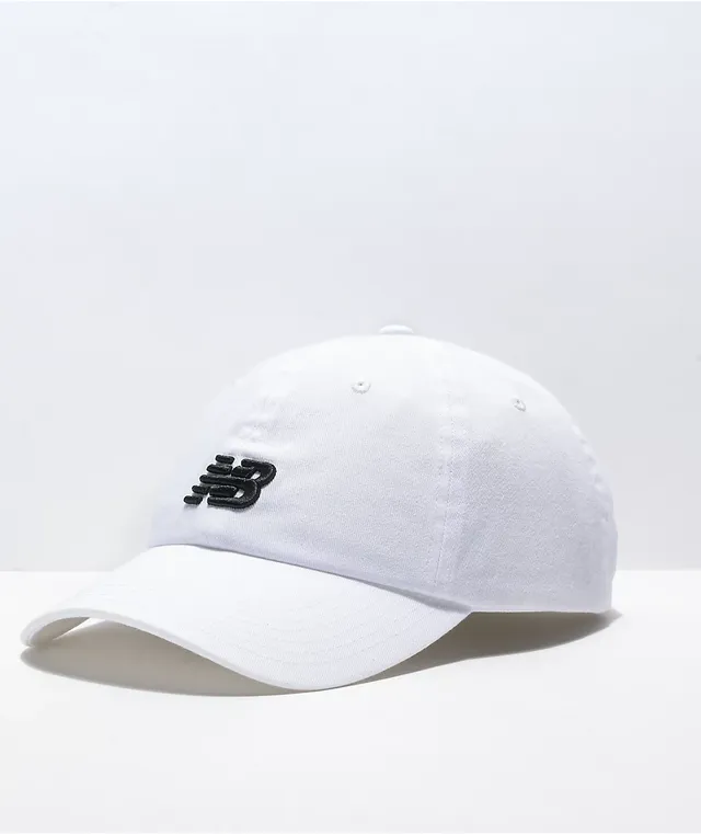 White strapback hat online