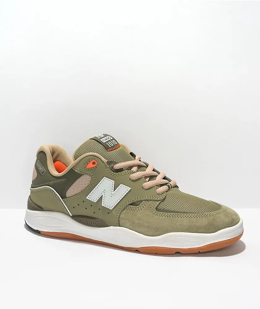 New balance army green shoes online