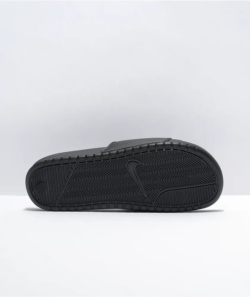 Nike benassi on sale jdi white black