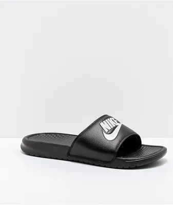 White nike slide sandals on sale